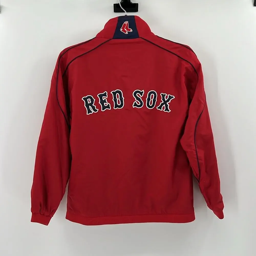 Boston Red Sox Majestic Youth Full Zip Jacket - Red - 10/12